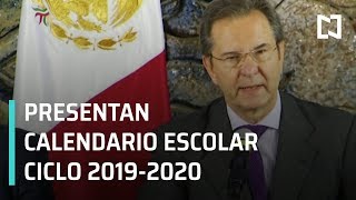SEP presenta calendario escolar Ciclo 2019-2020 - Paralelo 23