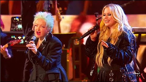 Avril Lavigne & Cyndi Lauper - Girls Just Want To Have Fun LIVE | 2025 Rock & Roll Hall of Fame