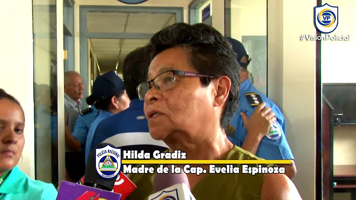 Hilda Gradiz, Madre de la Capitana Evelia Espinoza-Yalagin...