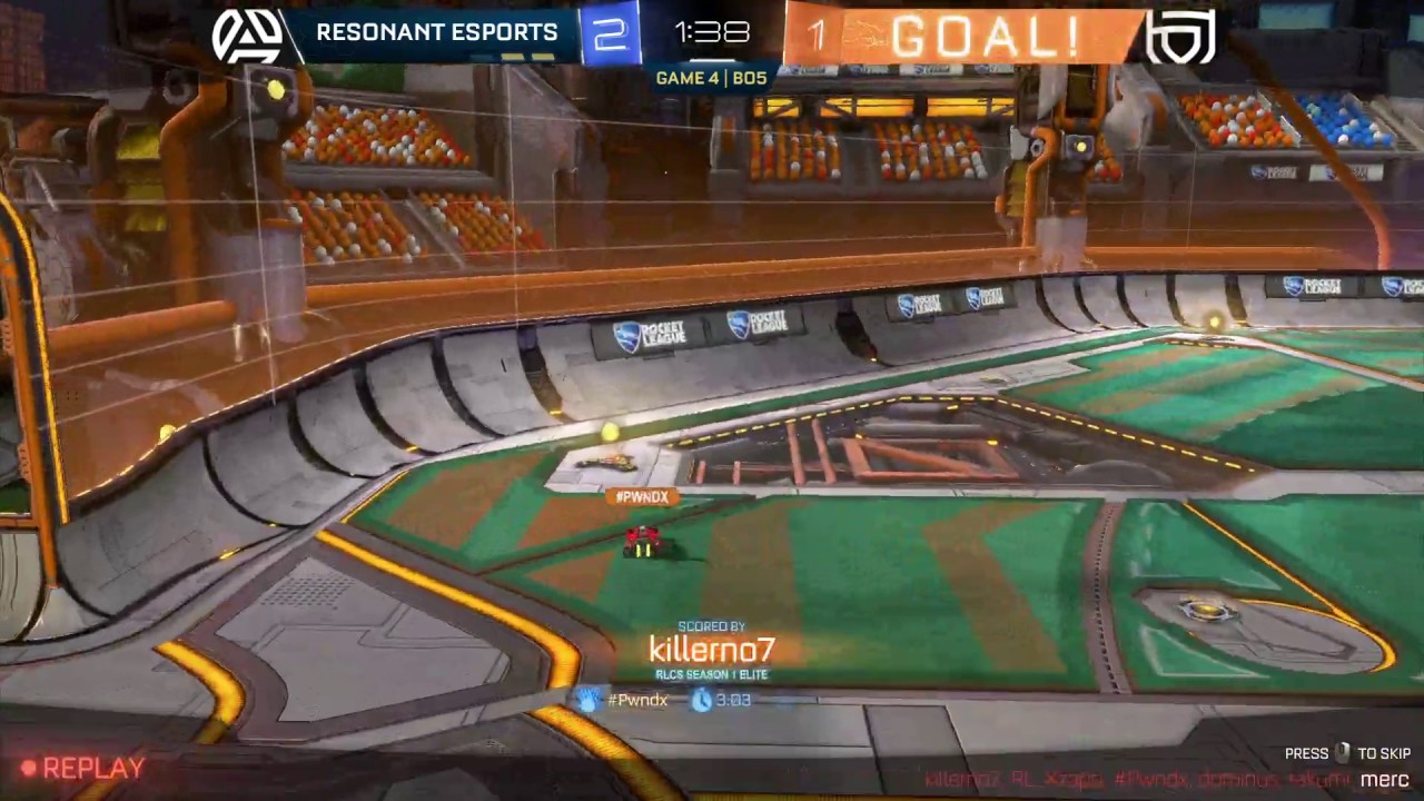 Killerno7 With a nice shot in RLCS