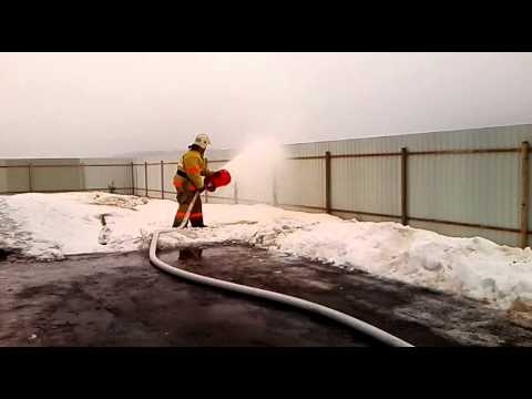 Пожарная пена - YouTube