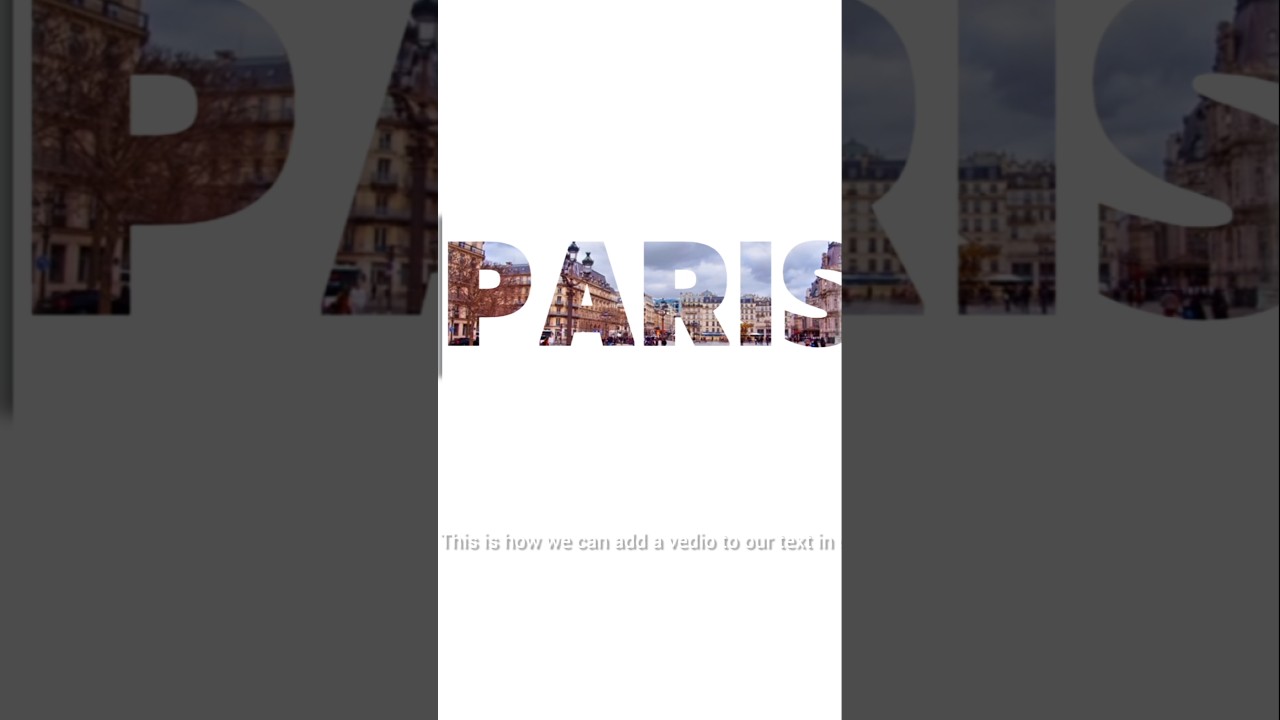 Transparent text effect for bignners in Canva 