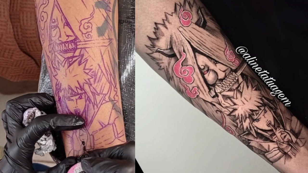 Minato  Tatuagens de anime, Tatuagem do naruto, Desenhos de anime