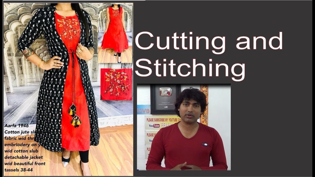 Jacket for Kameez (Hindi) | Cutting & Stitching | BST - YouTube