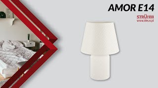 Lampe de table AMOR E14 Illuminez votre espace avec style à poser, Strühm