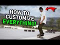 How to fully customize your character in skater xl  baggy pants gear mod face scan and more