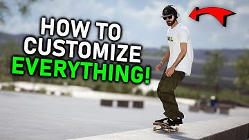 How To FULLY CUSTOMIZE Your Character In Skater XL | Baggy Pants, Gear Mod, Face Scan, and more!