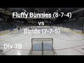 Beer League Goalie: Fluffy Bunnies 7B vs Birrds 7B