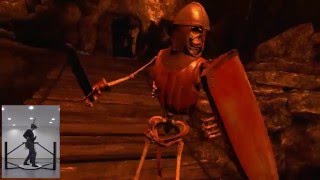 Cyberith Virtualizer with HTC Vive in VR Adventure Acans Call