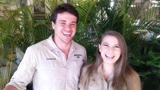 Bindi Irwin Turns 22! Watch the Newlywed FEEDING CROCS