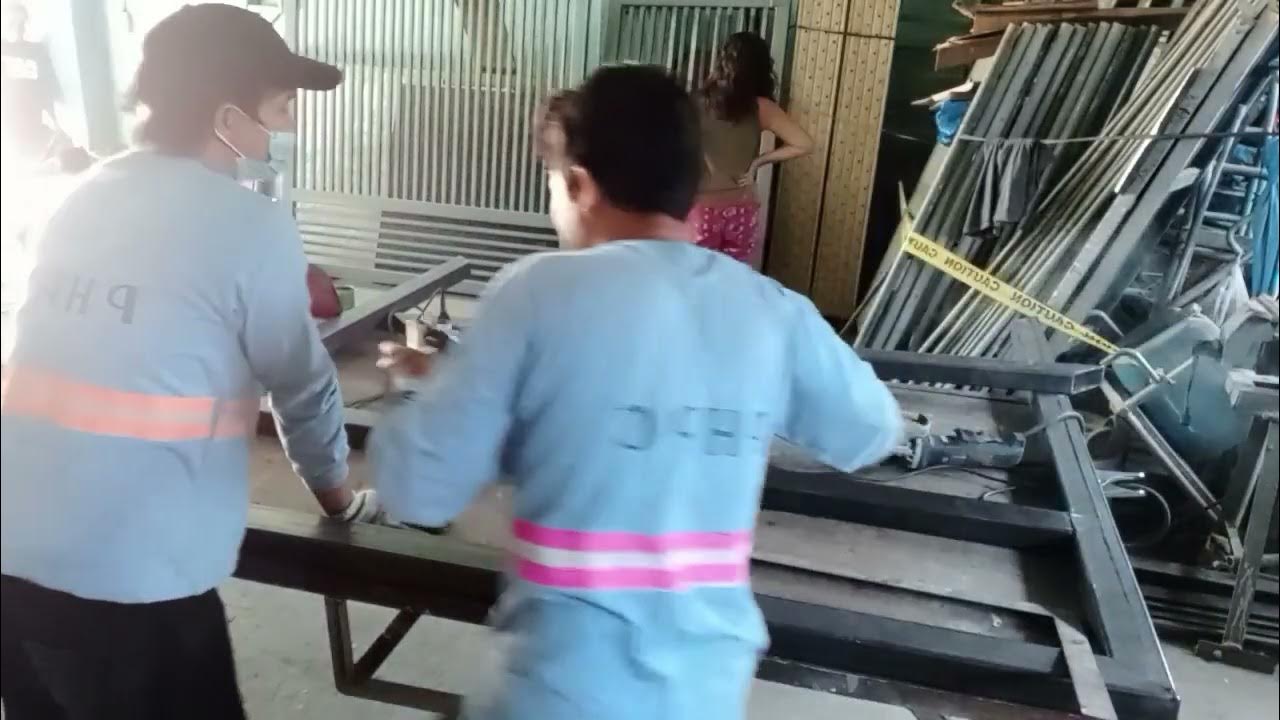 Pano gumawa Ng steel gate gamit Ang B.I square tube 2X3(1/2). YouTube