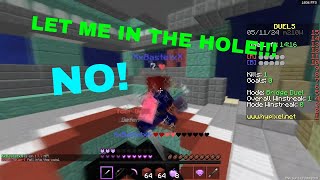 Annoying people in Hypixel bridge