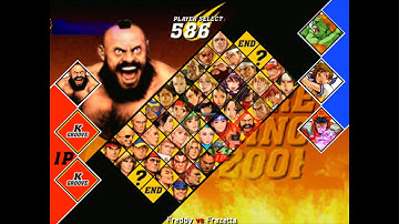 Capcom vs SNK 2 @ NullDC Bear - Freddy vs Frazetta [4K/60fps]