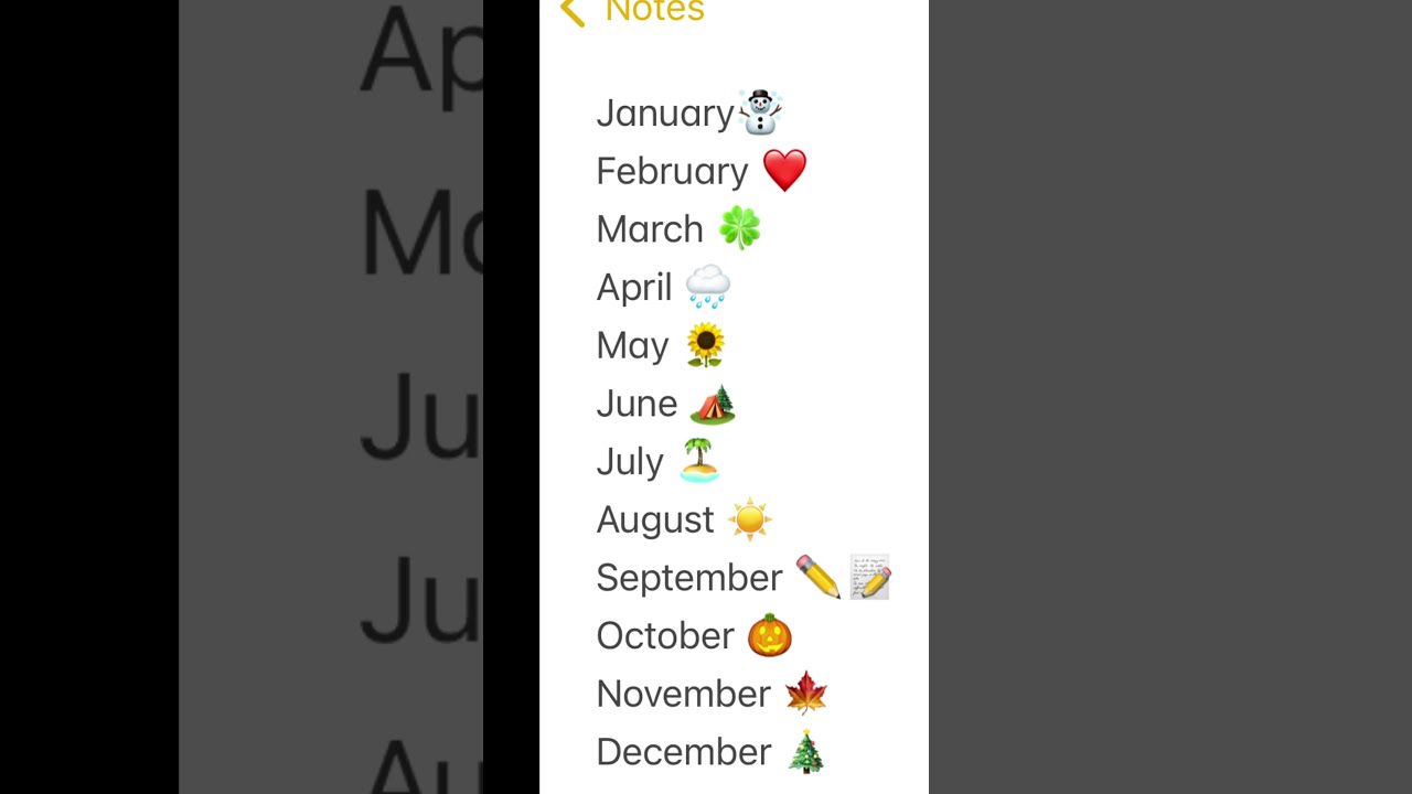 January February March April May June July August September October November December Shorts