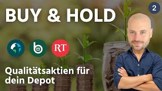 Buy and Hold - die besten Aktien für dein Depot Teil 2