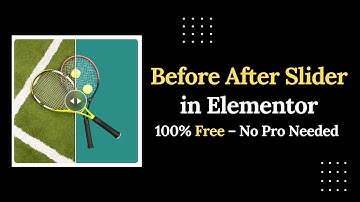 How to Add Before and After Image Comparison Slider in Elementor Free (No Coding)