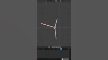 how to animate an analogue clock in blender #blender #3danimation #tutorial #shorts