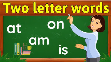 Two letter words | two letter sight words | Sight words for kids | two letter words reading for kids