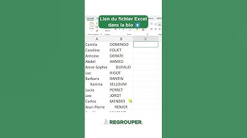 EXCEL - Regrouper le contenu de plusieurs cellules dans une seule (1/2)
