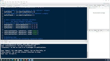 R: Data Management Create and Use Dummy Variables Part 1