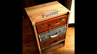 Suitcase drawer unit