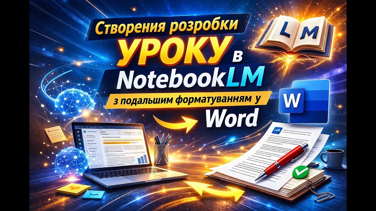 Як створити урок  у NotebiikLM і швидко оформити його у Word