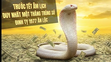 Tháng ăn lộc. Đinh Tỵ 1977, tử vi báo tin duy nhất một tháng trước tết âm trúng số. Giàu nhất vùng