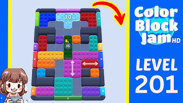 Color Block Jam Level 201 Solution Walkthrough