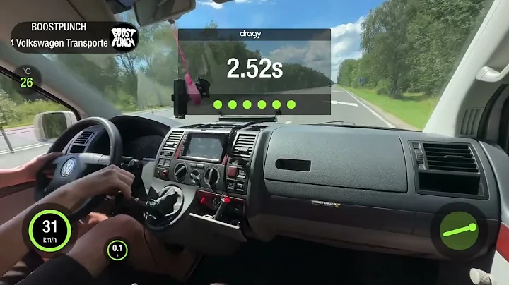 VW TRANSPORTER T5 2.5TDi (AXD) MT FWD 2004 STOCK. 0-100 ACCELERATION