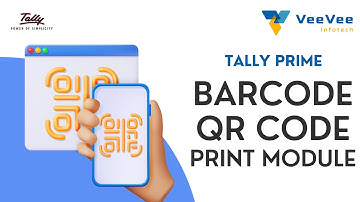 Tally Prime Barcode, QR Code Print Module #VeeVeeInfotech #TallyPrime