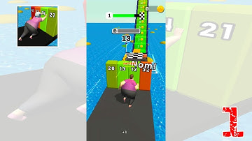 Fat Pusher - Level 1 | New Update Gameplay Walkthrough #shorts