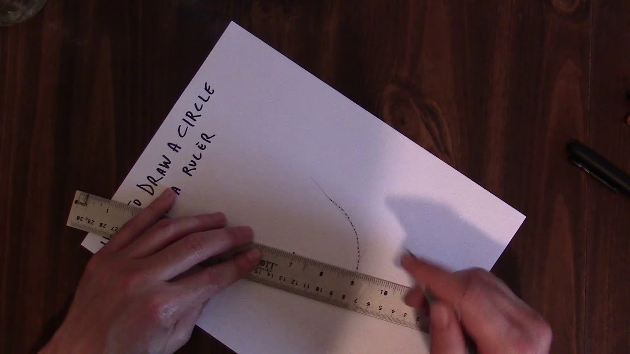 How To Draw A Circle With Just A Ruler