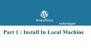 Wordpress Tutorial 1: How to install wordpress locally / Using XAMPP Server Step by Step Tutorial