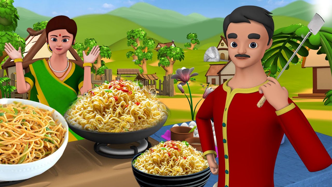 పొగరుబోతు నూడుల్స్ వ్యాపారి తెలుగు నీతి కధ | Arrogant Noodles Seller Story | 3D Telugu Short Stories