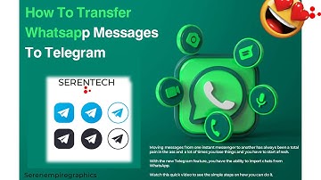 𝗛𝗼𝘄 𝗧𝗼 Import or T𝗿𝗮𝗻𝘀𝗳𝗲𝗿 𝗪𝗵𝗮𝘁𝘀𝗮𝗽𝗽 Chats 𝗧𝗼 𝗧𝗲𝗹𝗲𝗴𝗿𝗮𝗺* (including video, audio and documents)
