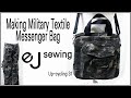 up cycling - 31/upcycle/밀리터리 메신저백 만들기/Making Military Textile Messenger Bag/Make a bag