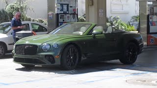 Green Bentley Continental GTC First Edition (w/ startup)
