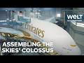 CRAFTING THE SKIES: Airbus A380&#39;s Journey from Factory to Flight