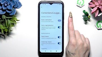 AGM H6 - Opties voor tekstcorrectie invoeren