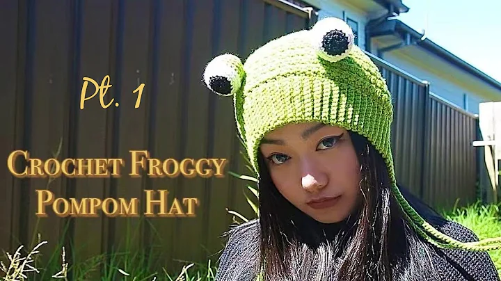 Learn How to Crochet a Cute Froggy Pompom Hat