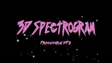 Unity 3D Procedural Spectrogram (Asset Store Bundle)