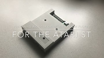 Preparing the Gotek Floppy Emulator for the Atari ST