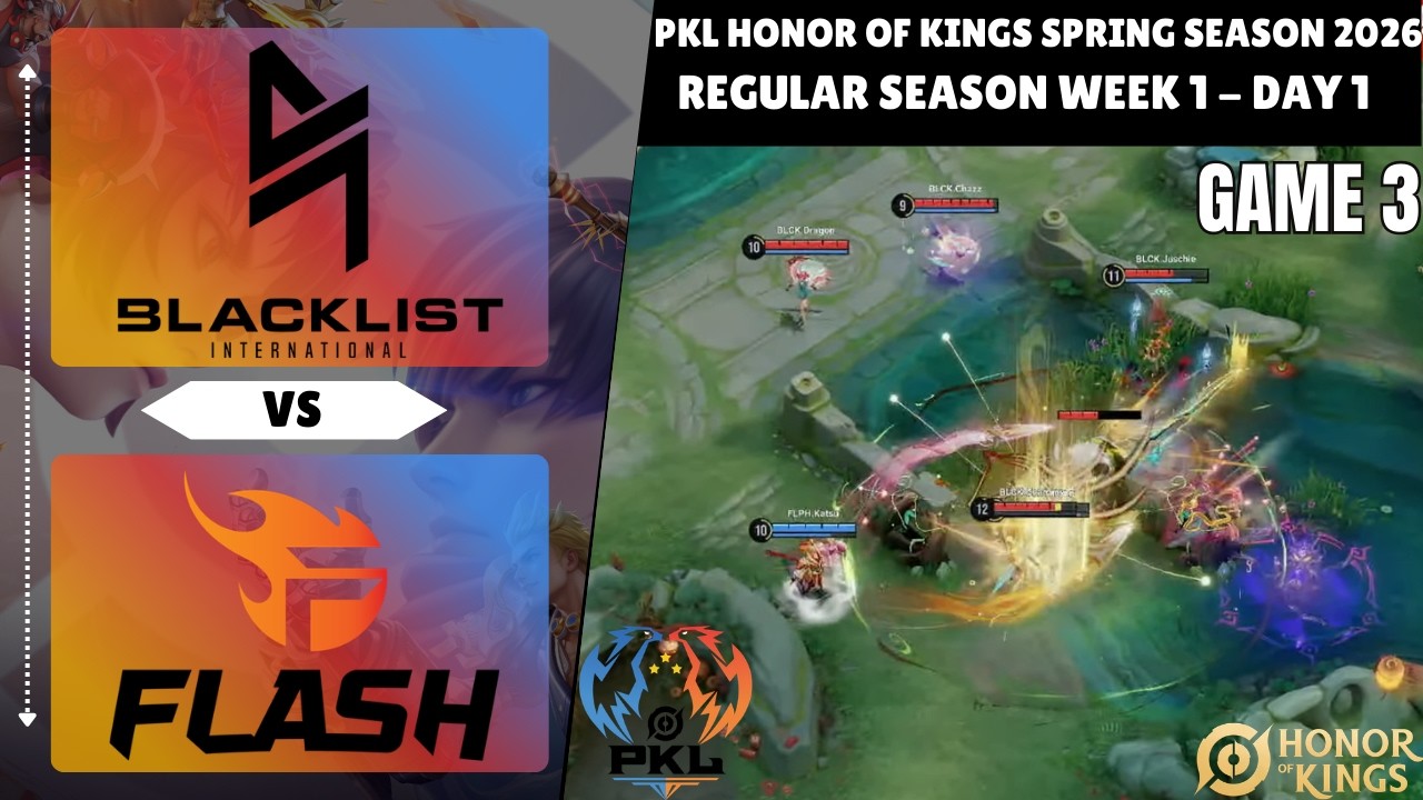 BLCK vs FLPH | GAME 3 | HIGHLIGHTS | PKL HOK  Season 2026 | Regular Season Week 1 - Day 1