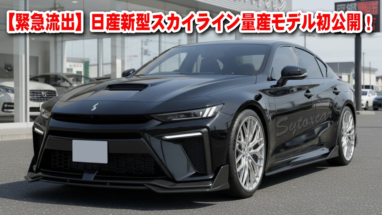 LEAKED] All-New Nissan Skyline Production Model Revealed! First