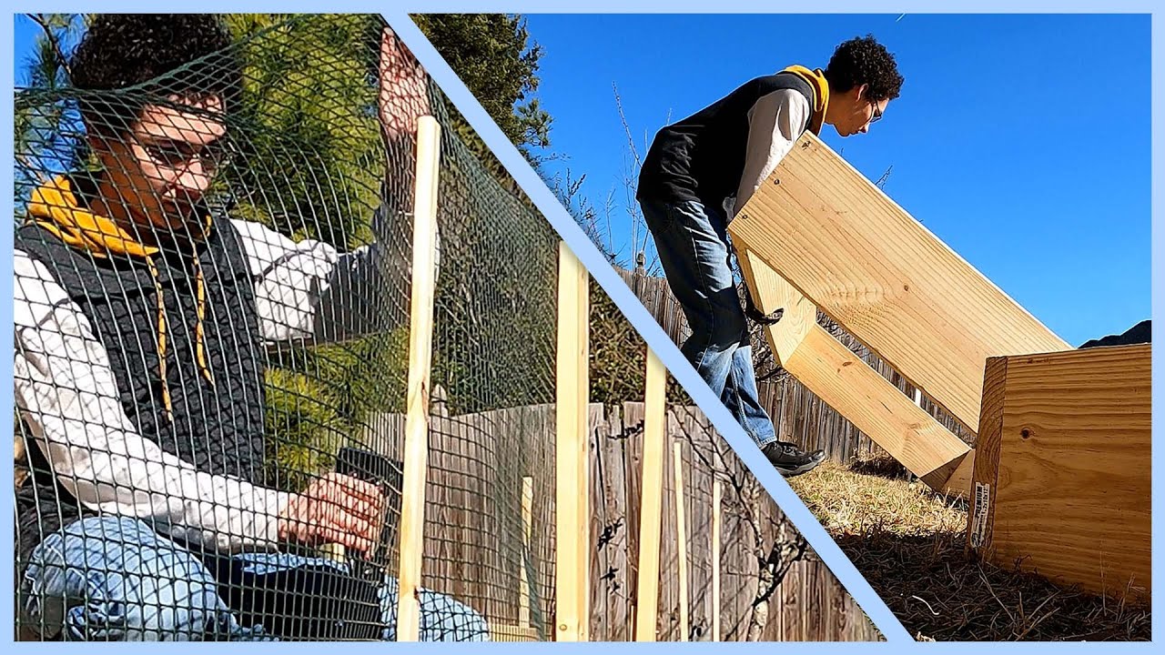 Building a raised vegetable garden in 1 day!