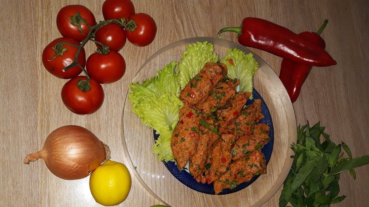 كبة نية مع خضار | المطبخ السوري في تركيا