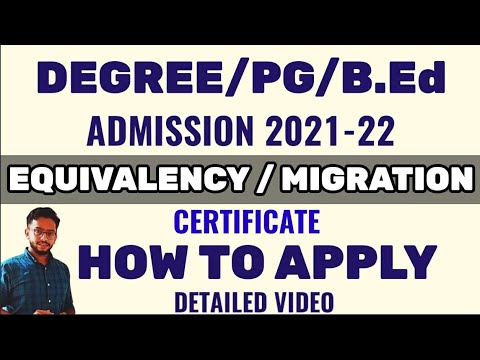 EQUIVALENCY/ MIGRATION CERTIFICATE | HOW TO APPLY | DETAILED VIDEO | KERALA