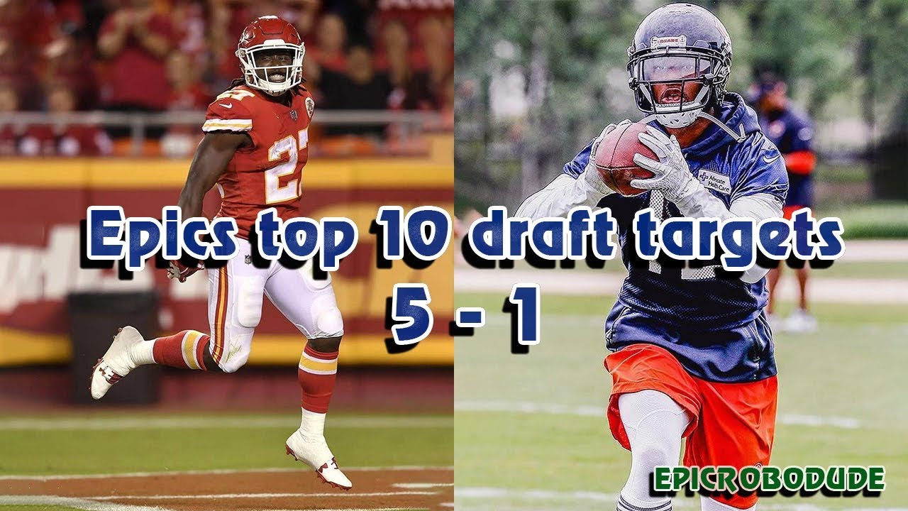 Epic's top 10 draft targets in 2018 Fantasy Football; 5-1