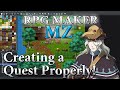 Tutoriel rpg maker mz n29  crez une qute correctement