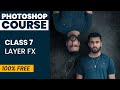 Free Photoshop Course | Class 7 – Layer FX in Photoshop | Inside Institute of Filmmaking
